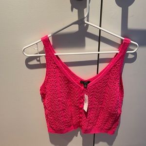 J Crew cropped sweater tank